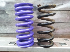 GL1800 Progressive Springs (Rear Old & New Shown)